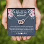 Thank You Gift, Appreciation Gift, Thank You Necklace, Leaving Job Gift for Coworker, Coworker Gift