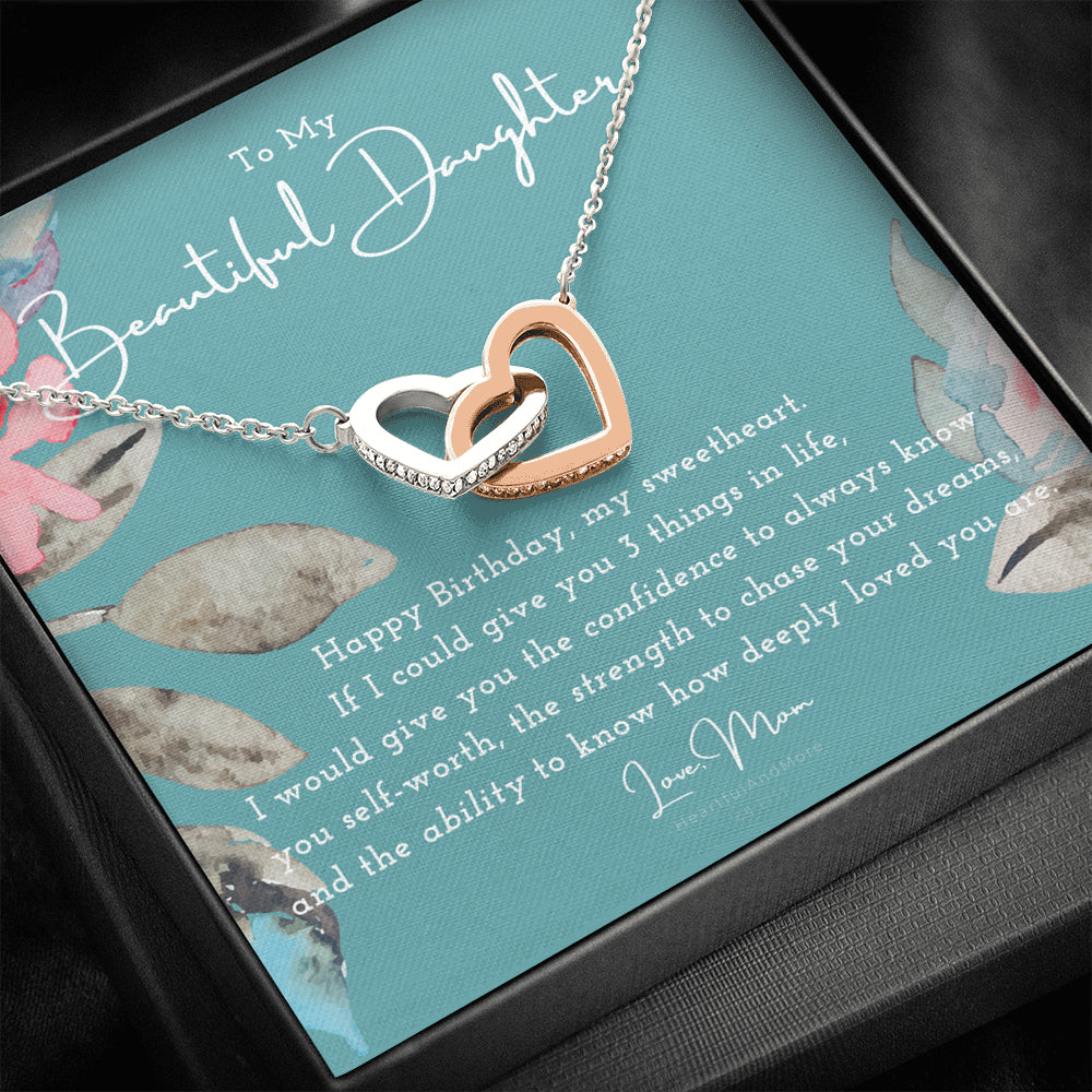 To My Daughter, Daughter Necklace, Anniversary Gift for Daughter, Daughter Gift, Gift for Daughter, Birthday Gift