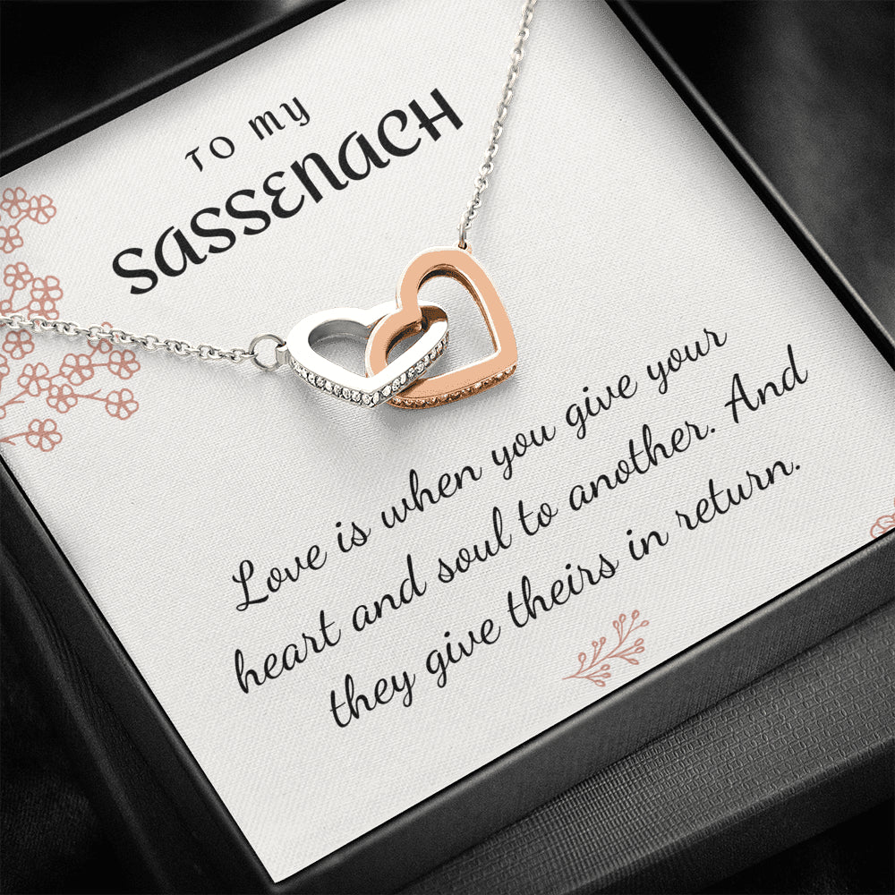 To My Sassenach, Outlander Gift, Outlander Gift Box, Outlander Jewelry, Outlander Charm, Outlander Necklace, Outlander Gifts, gift for wife, sassenach gift, sassenach Necklace, sassenach gifts, gift for girlfriend, gift for fiance