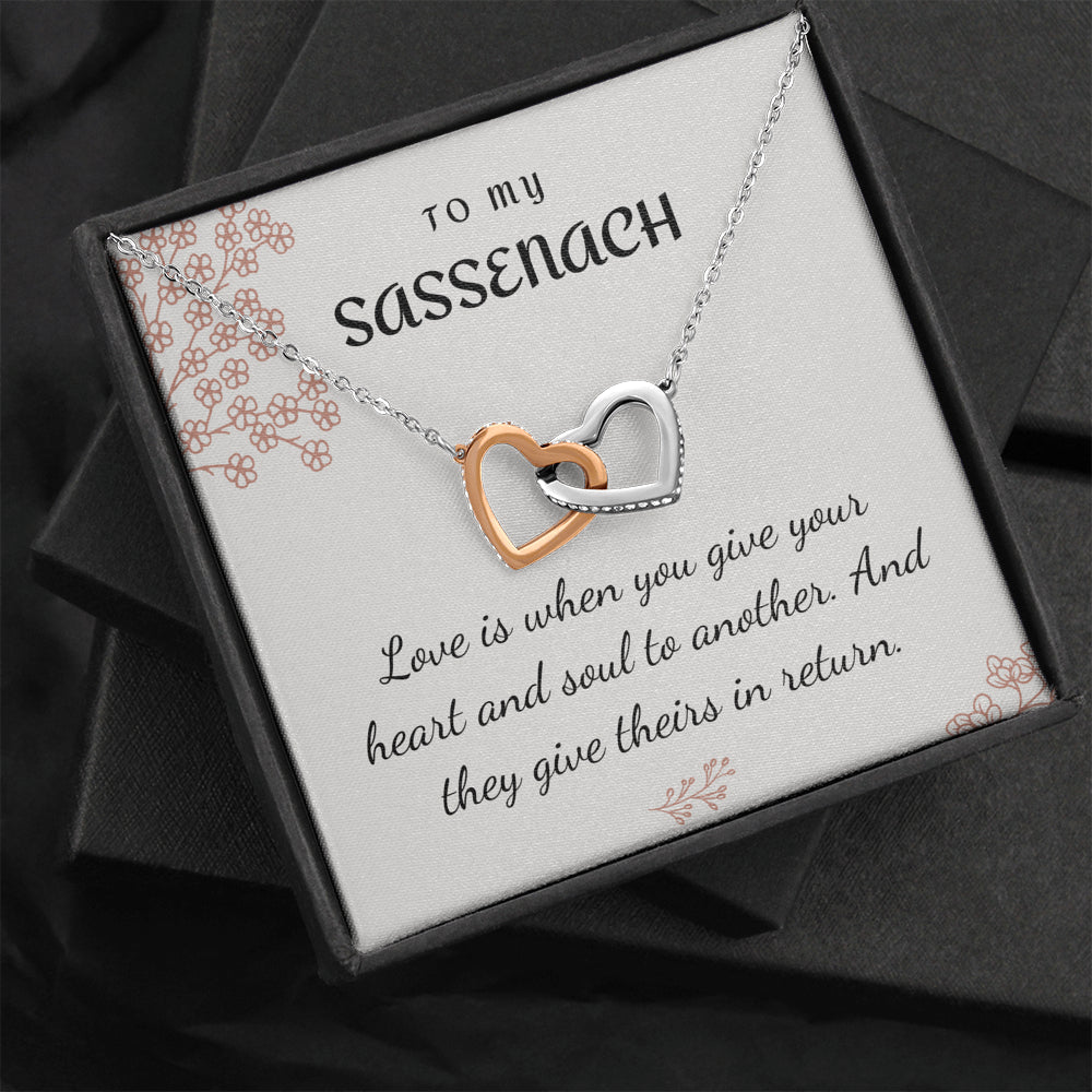 To My Sassenach, Outlander Gift, Outlander Gift Box, Outlander Jewelry, Outlander Charm, Outlander Necklace, Outlander Gifts, gift for wife, sassenach gift, sassenach Necklace, sassenach gifts, gift for girlfriend, gift for fiance