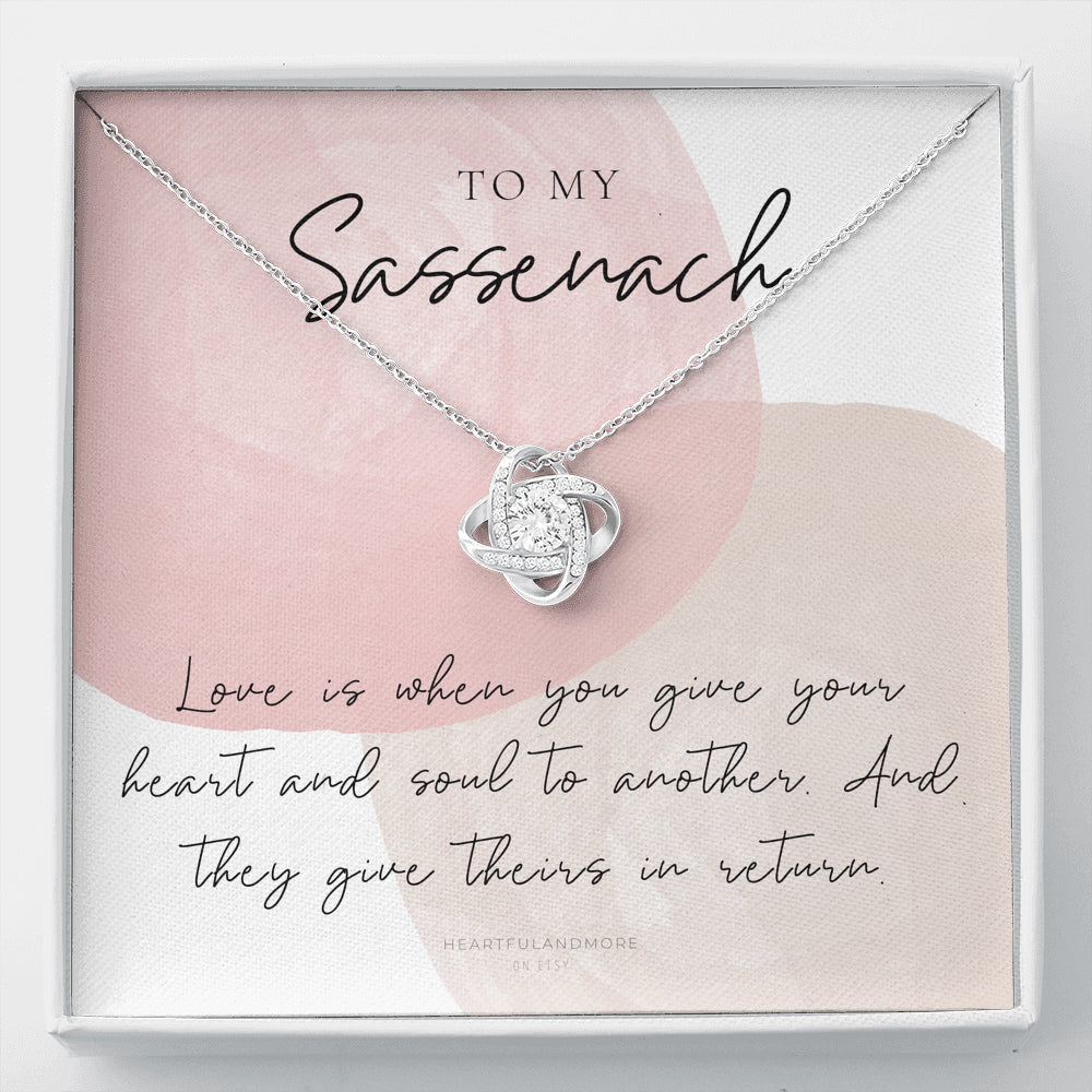 To My Sassenach, Outlander Gift, Outlander Gift Box, Outlander Jewelry, Outlander Gift For Wife, Outlander Charm, Outlander Necklace