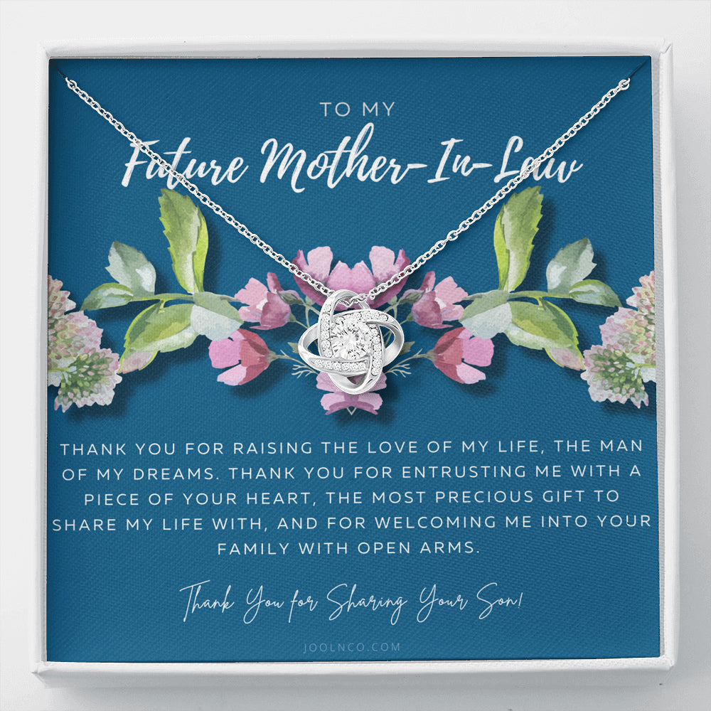 Love Knot Necklace | Future Mother in Law Gift | Mom in Law Jewelry | Mother's Day Gift for Mother-in-Law | Gift for Mother in Law | Mother-in-Law Necklace
