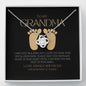 New Grandma Gift | Mom to Grandma Necklace | Pregnancy Announcement Grandparent | Gifts for Grandma | First Time Grandma Gifts | Mothers Day Gift | New Grandma Necklace | I May Just Be A Bump But I Love You More Than You Ever Know | Baby shower gift