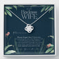 Personalized Gift for Wife, To My Badass Wife Necklace, Wife Gift, To my wife, Wife’s Birthday, Touching Gift for Wife, Gift for Wife, Anniversary Gift for Wife, Valentien’s Day