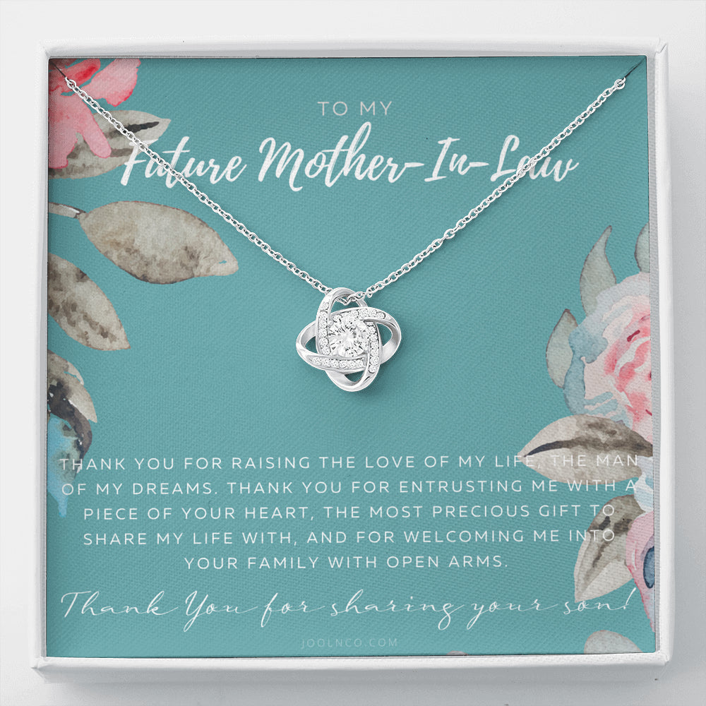 Love Knot Necklace | Future Mother in Law Gift | Mom in Law Jewelry | Mother's Day Gift for Mother-in-Law | Gift for Mother in Law | Mother-in-Law Necklace
