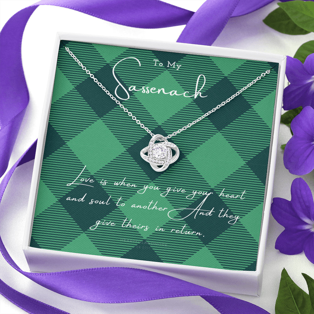 To My Sassenach, Outlander Gift, Outlander Gift Box, Outlander Jewelry, Outlander Gift For Wife, Outlander Charm, Outlander Necklace
