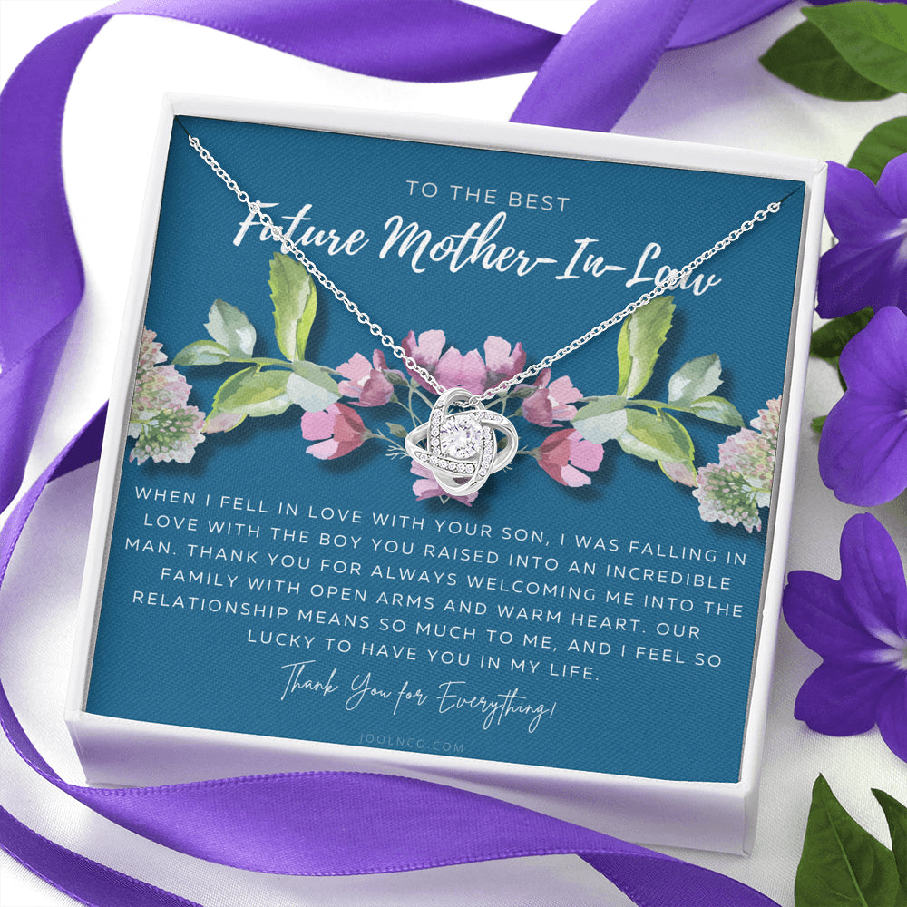 Love Knot Necklace | Future Mother in Law Gift | Mom in Law Jewelry | Mother's Day Gift for Mother-in-Law | Gift for Mother in Law | Mother-in-Law Necklace
