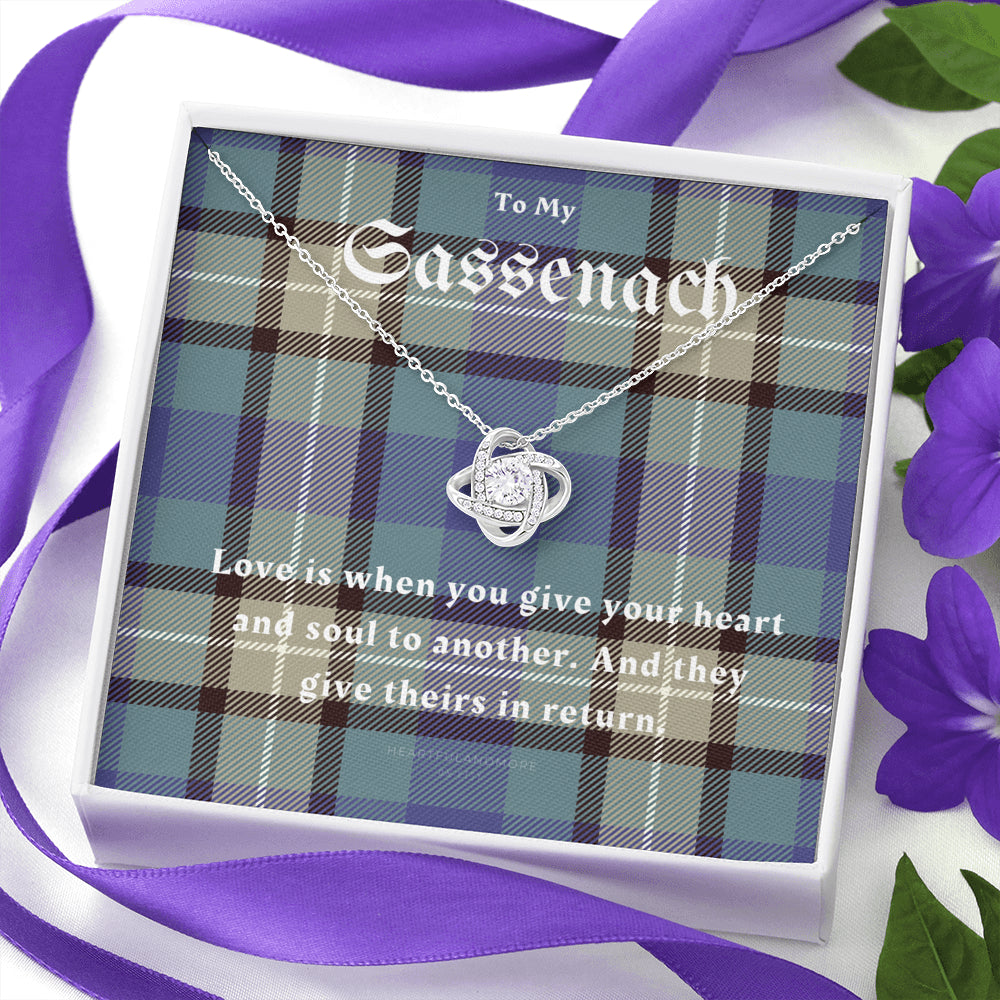 To My Sassenach, Outlander Gift, Outlander Gift Box, Outlander Jewelry, Outlander Gift For Wife, Outlander Charm, Outlander Necklace