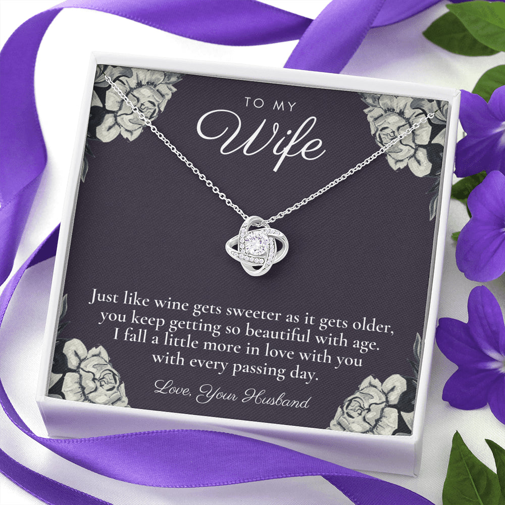 To My Wife Necklace, Anniversary Gift for Wife, Birthday Gift for Wife, Jewelry for Wife, Necklace for Wife, Gift for Wife Birthday