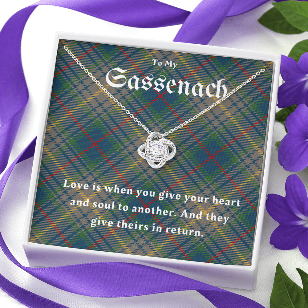 To My Sassenach, Outlander Gift, Outlander Gift Box, Outlander Jewelry, Outlander Gift For Wife, Outlander Charm, Outlander Necklace