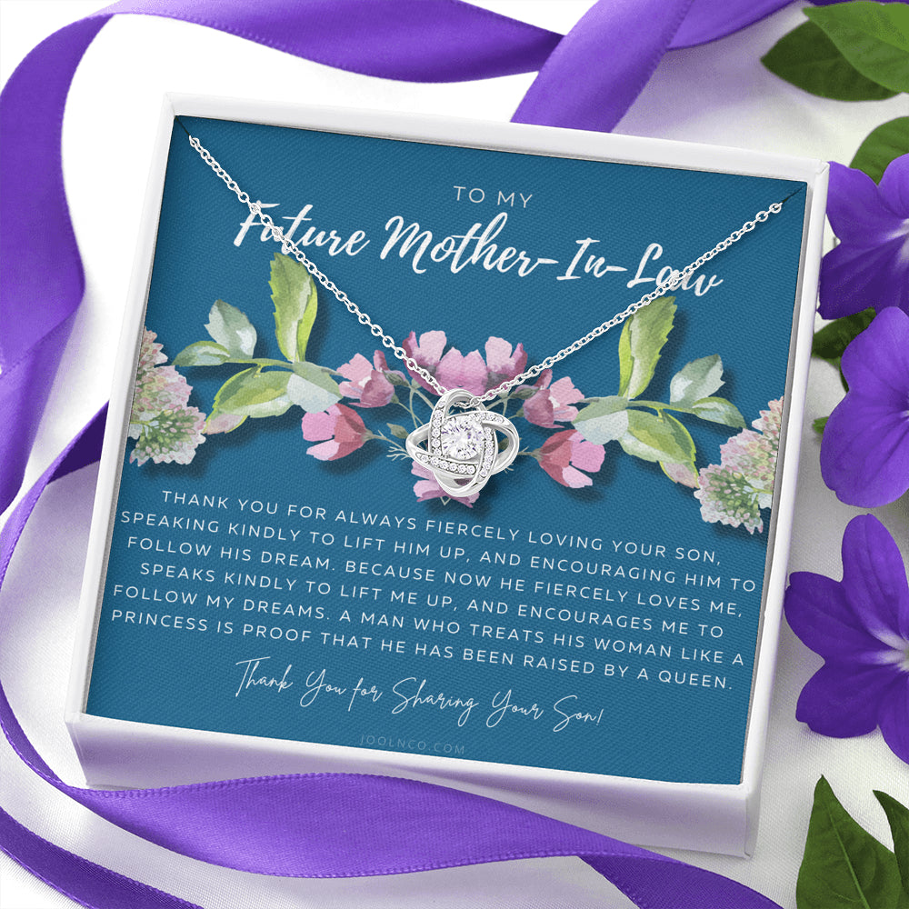 Love Knot Necklace | Future Mother in Law Gift | Mom in Law Jewelry | Mother's Day Gift for Mother-in-Law | Gift for Mother in Law | Mother-in-Law Necklace