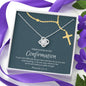 Confirmation Gift For Girls, Confirmation Granddaughter, Love Knot Necklace, Confirmation Gift Ideas For Girls, Catholic Confirmation Gift
