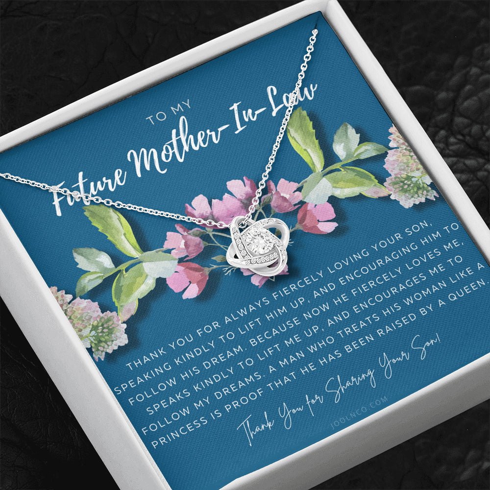 Love Knot Necklace | Future Mother in Law Gift | Mom in Law Jewelry | Mother's Day Gift for Mother-in-Law | Gift for Mother in Law | Mother-in-Law Necklace