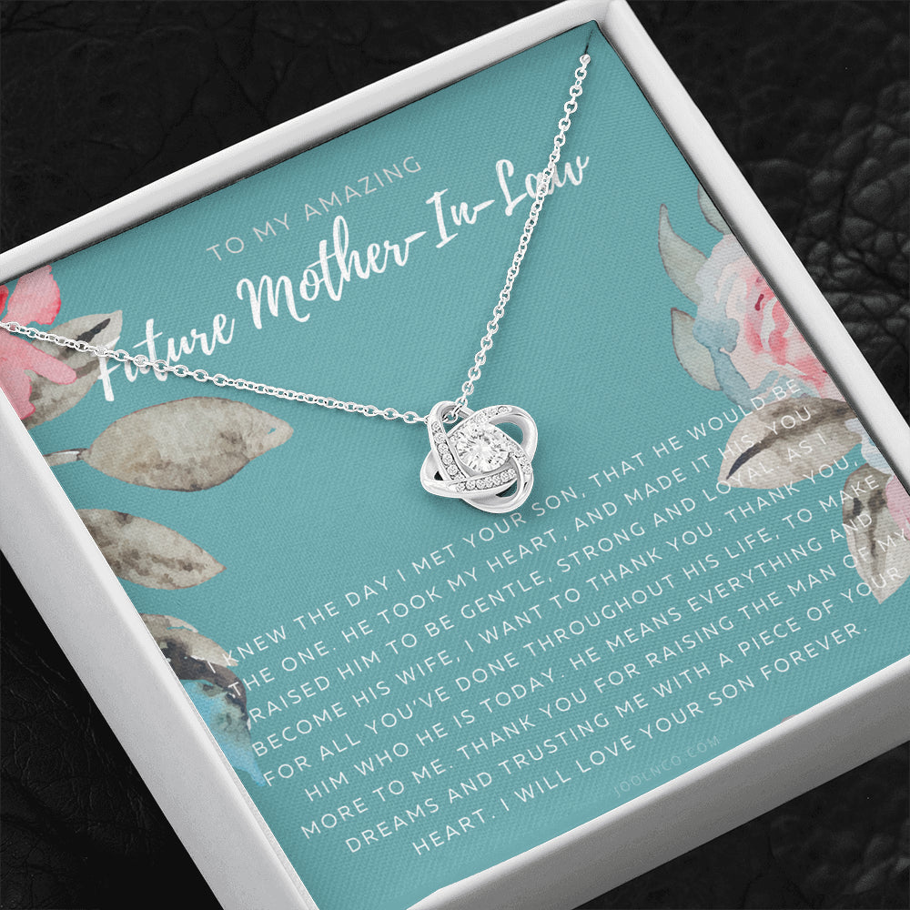 Love Knot Necklace | Future Mother in Law Gift | Mom in Law Jewelry | Mother's Day Gift for Mother-in-Law | Gift for Mother in Law | Mother-in-Law Necklace