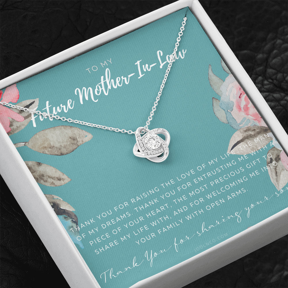 Love Knot Necklace | Future Mother in Law Gift | Mom in Law Jewelry | Mother's Day Gift for Mother-in-Law | Gift for Mother in Law | Mother-in-Law Necklace