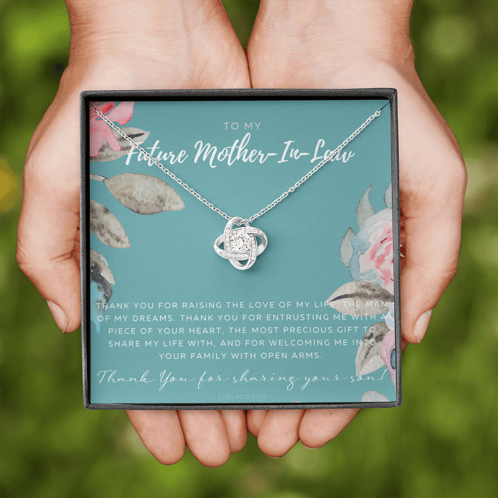 Love Knot Necklace | Future Mother in Law Gift | Mom in Law Jewelry | Mother's Day Gift for Mother-in-Law | Gift for Mother in Law | Mother-in-Law Necklace