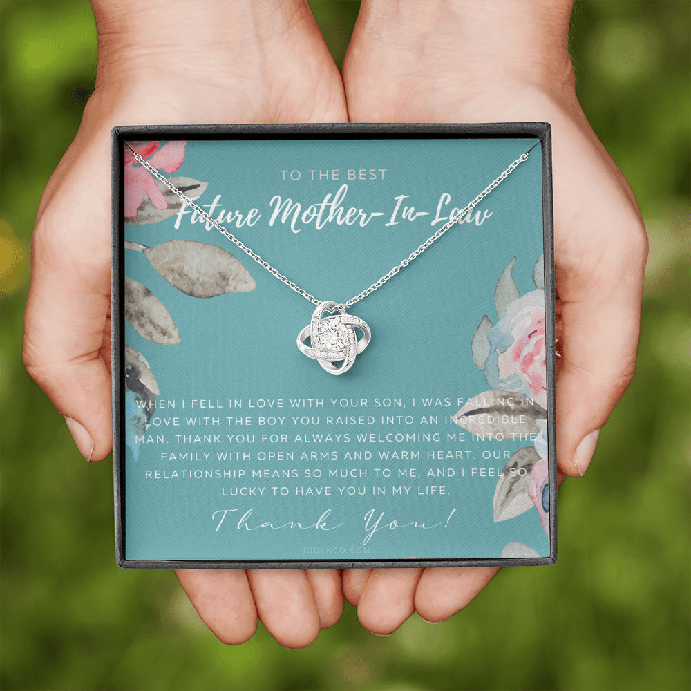 Love Knot Necklace | Future Mother in Law Gift | Mom in Law Jewelry | Mother's Day Gift for Mother-in-Law | Gift for Mother in Law | Mother-in-Law Necklace
