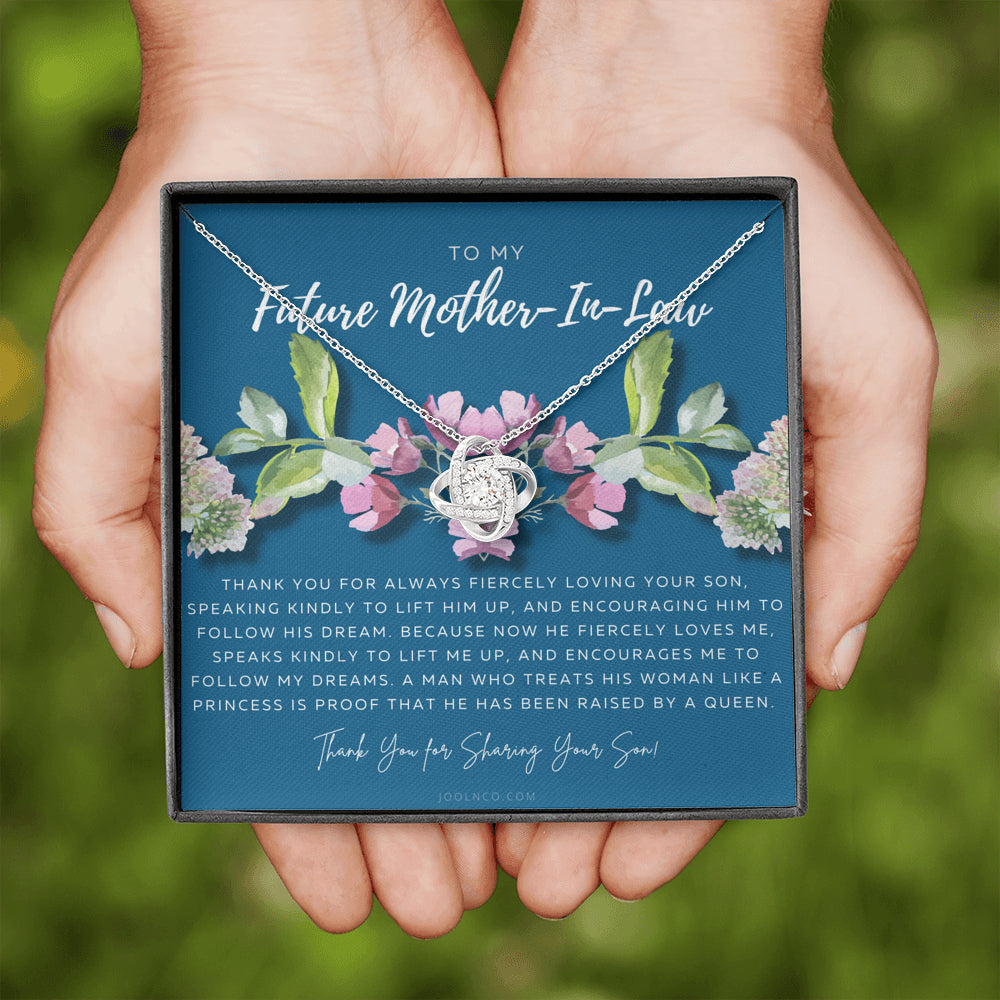 Love Knot Necklace | Future Mother in Law Gift | Mom in Law Jewelry | Mother's Day Gift for Mother-in-Law | Gift for Mother in Law | Mother-in-Law Necklace
