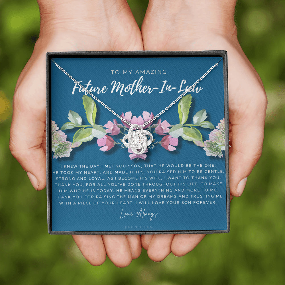 Love Knot Necklace | Future Mother in Law Gift | Mom in Law Jewelry | Mother's Day Gift for Mother-in-Law | Gift for Mother in Law | Mother-in-Law Necklace