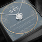 79 Year Anniversary Gift For Wife - Love Knot Necklace
