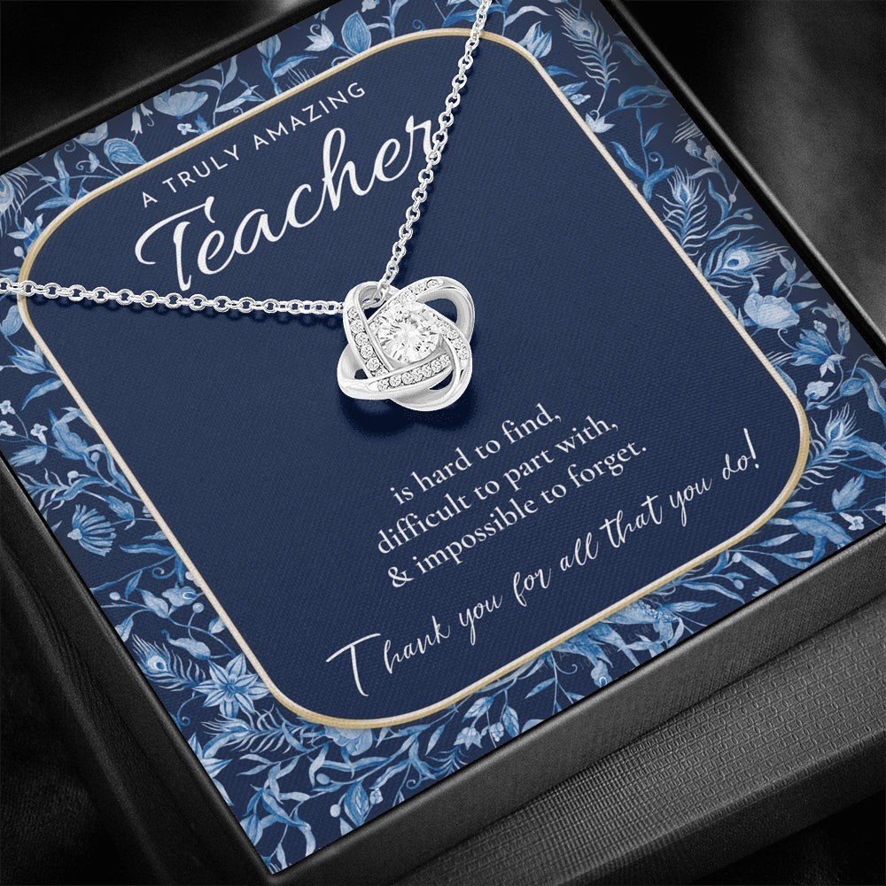 Teacher Gift, Gift for Teacher Necklace, A Truly Amazing Teacher Appreciation Gift, Gorgeous Necklace for Teacher