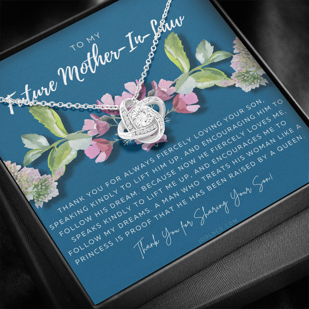 Love Knot Necklace | Future Mother in Law Gift | Mom in Law Jewelry | Mother's Day Gift for Mother-in-Law | Gift for Mother in Law | Mother-in-Law Necklace