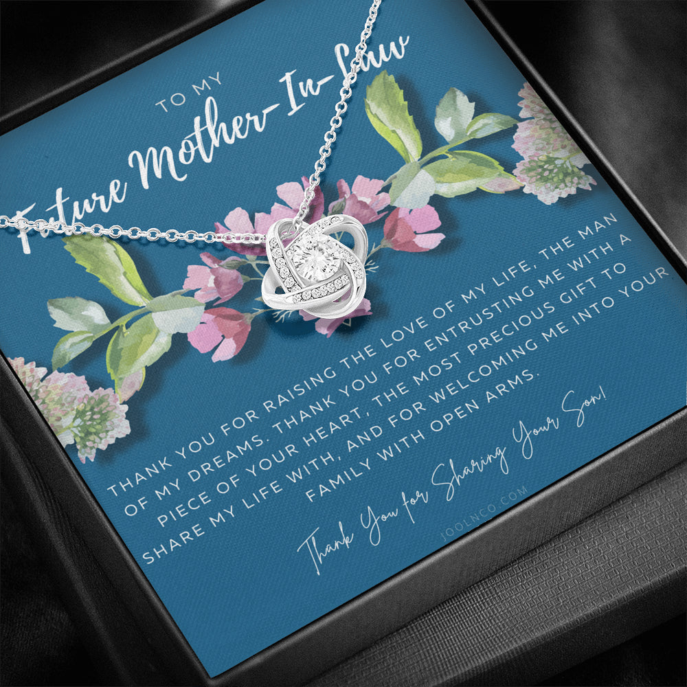 Love Knot Necklace | Future Mother in Law Gift | Mom in Law Jewelry | Mother's Day Gift for Mother-in-Law | Gift for Mother in Law | Mother-in-Law Necklace