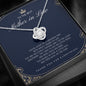 Love Knot Necklace | Mother in Law Gift | Mom in Law Jewelry | Mother's Day Gift for Mother-in-Law | Gift for Mother in Law | Mother-in-Law Necklace