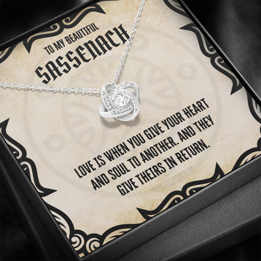 To My Sassenach, Outlander Gift, Outlander Gift Box, Outlander Jewelry, Outlander Gift For Wife, Outlander Charm, Outlander Necklace