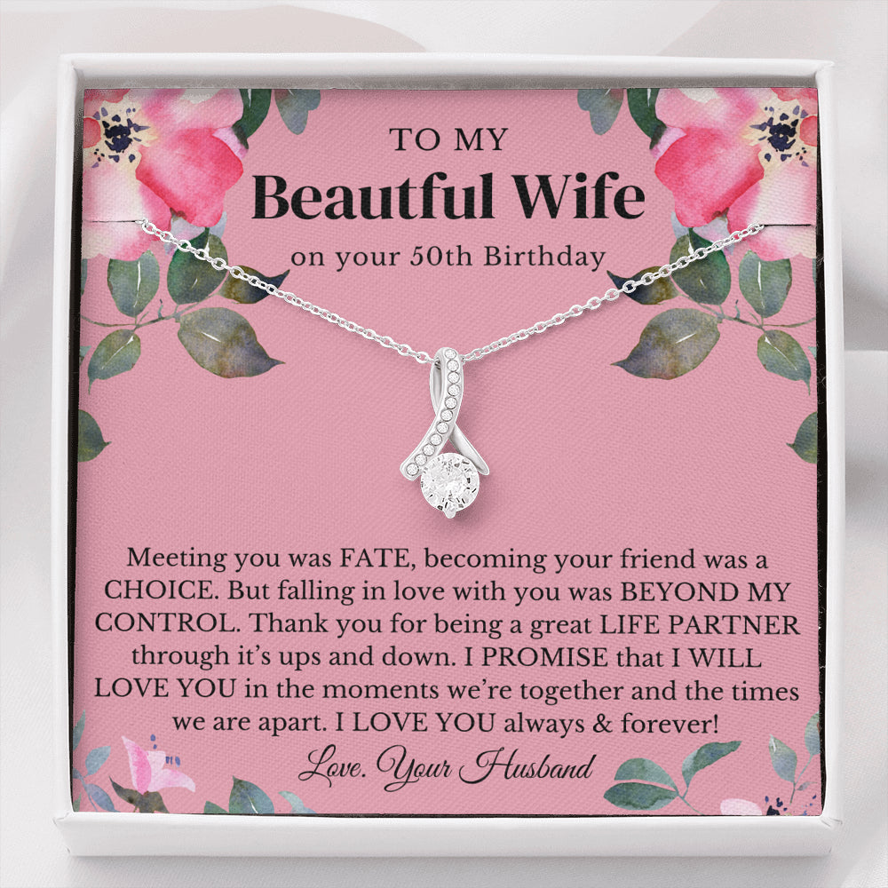 To My Beautiful Wife on 50th