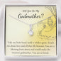 god mother necklace yellow