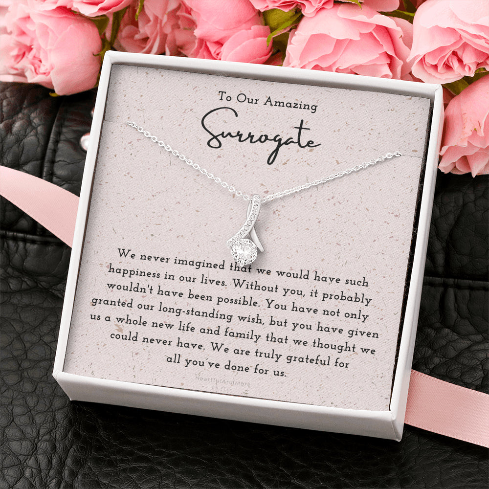 surrogate gift, surrogate jewelry, surrogate necklace, thank you gift, surrogate thank you, after pregnancy, appreciation gift, surrogate