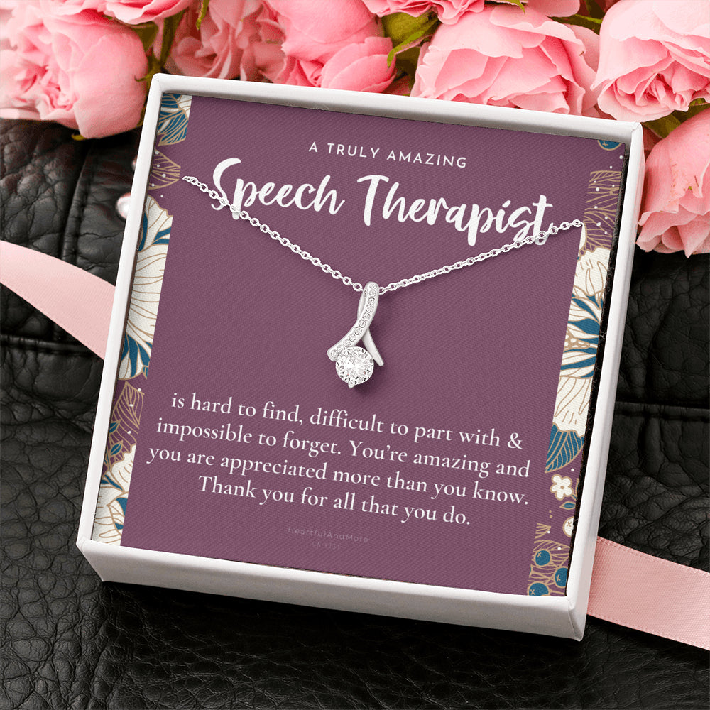 Speech Therapist Gift, Amazing Speech Therapist Gift Necklace, Language Pathologist, Gift for Speech Pathologist