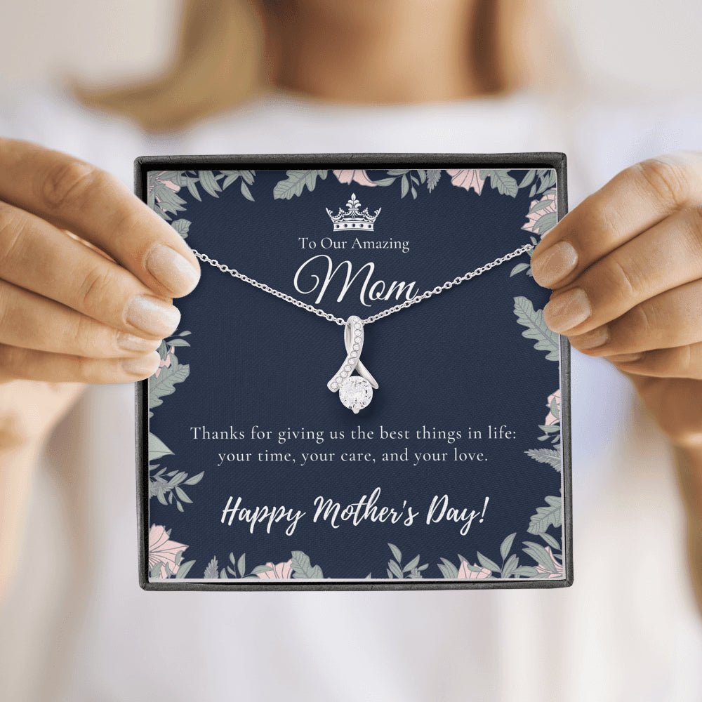 To Our Amazing Mom Necklace | Happy Mother’s Day Gift | Personalized Mom Gift | Mothers Necklace | Gift for Mom | Best Mom Gift