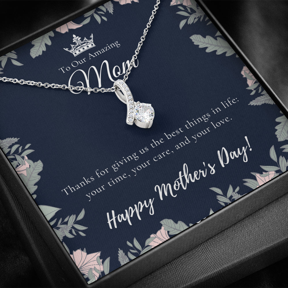 To Our Amazing Mom Necklace | Happy Mother’s Day Gift | Personalized Mom Gift | Mothers Necklace | Gift for Mom | Best Mom Gift