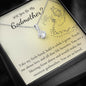 god mother necklace yellow