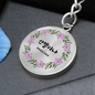 Korean Custom Name Key Chain