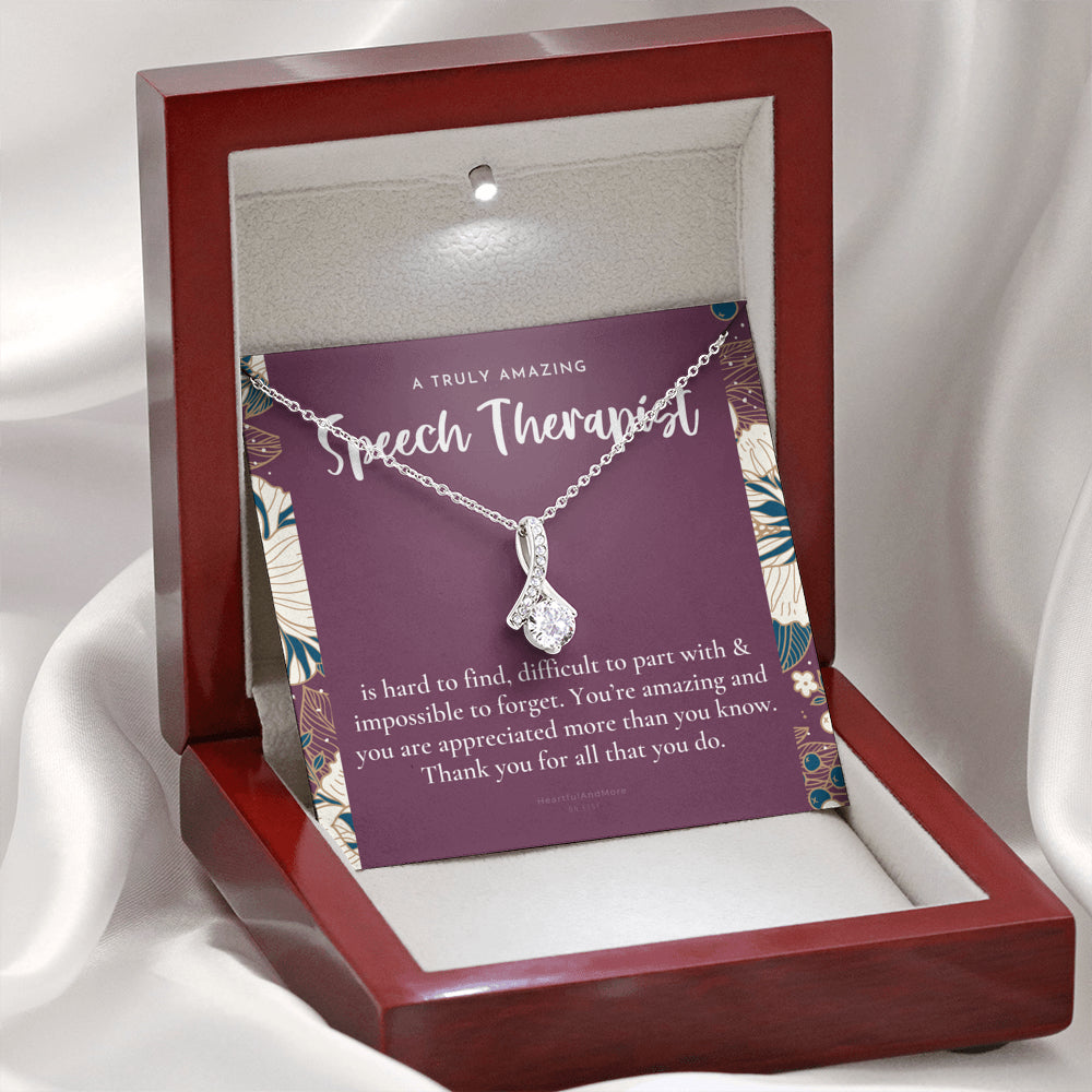 Speech Therapist Gift, Amazing Speech Therapist Gift Necklace, Language Pathologist, Gift for Speech Pathologist