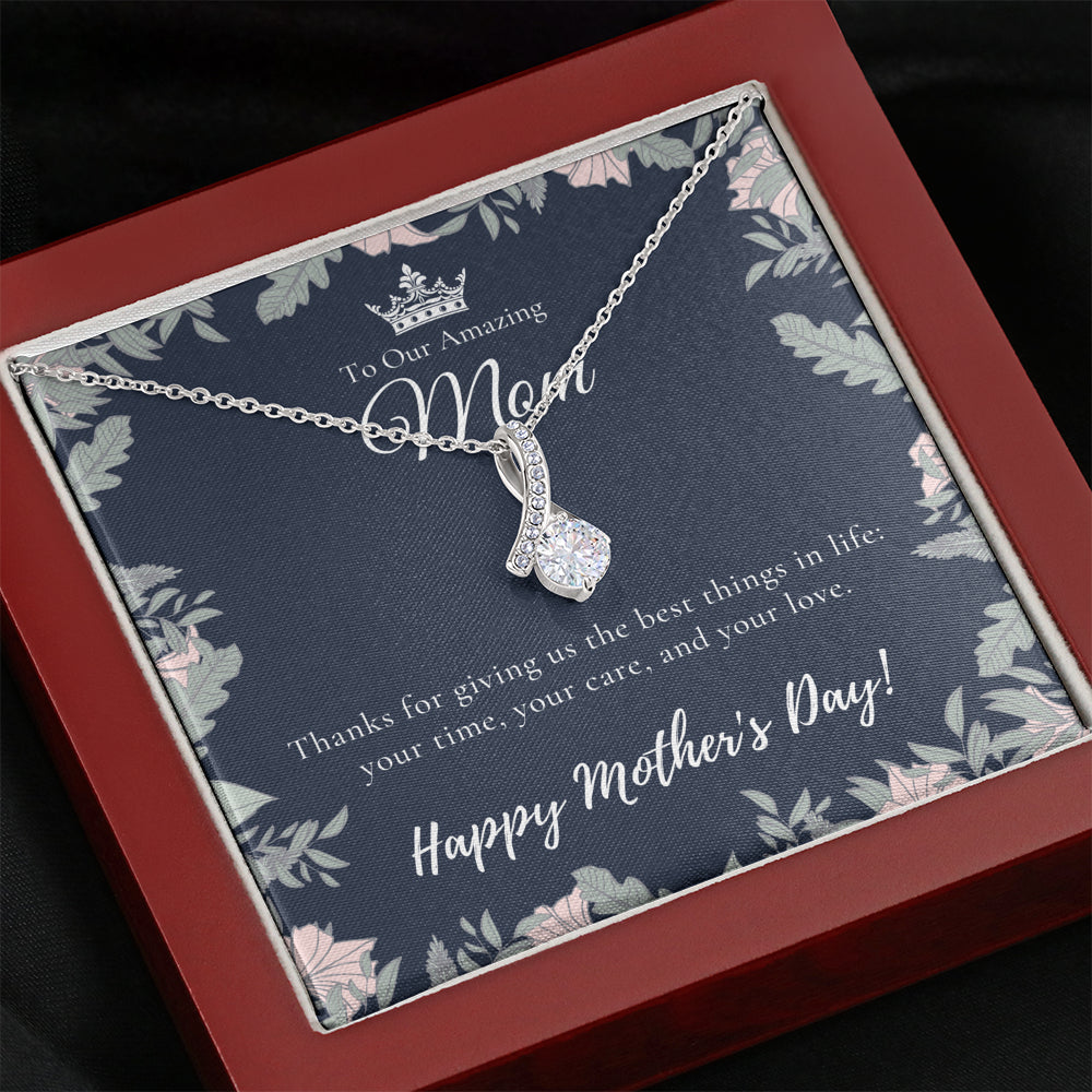 To Our Amazing Mom Necklace | Happy Mother’s Day Gift | Personalized Mom Gift | Mothers Necklace | Gift for Mom | Best Mom Gift