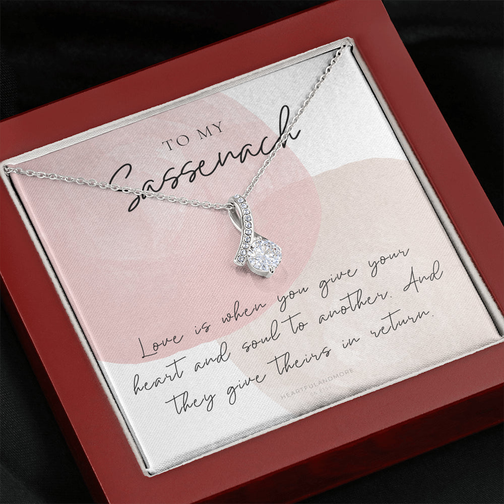 To My Sassenach, Outlander Gift, Outlander Gift Box, Outlander Jewelry, Outlander Gift For Wife, Outlander Charm, Outlander Necklace