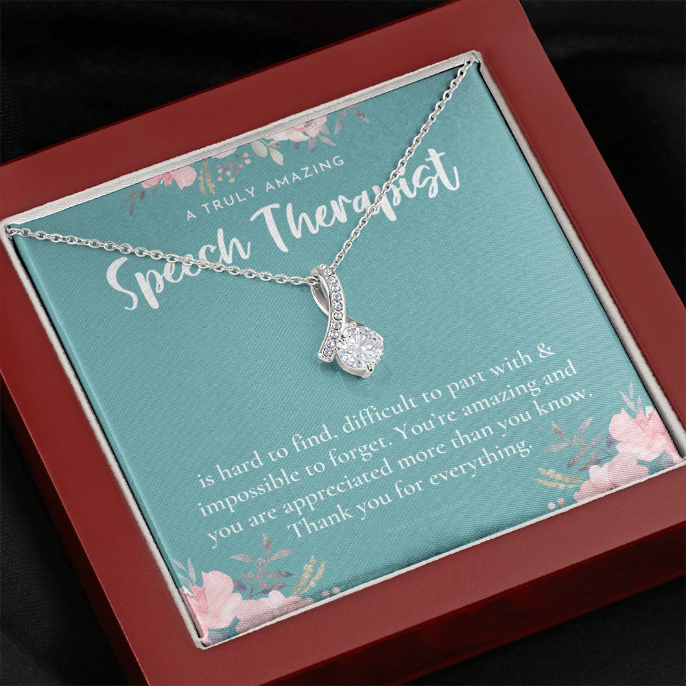 Speech Therapist Gift, Amazing Speech Therapist Gift Necklace, Language Pathologist, Gift for Speech Pathologist