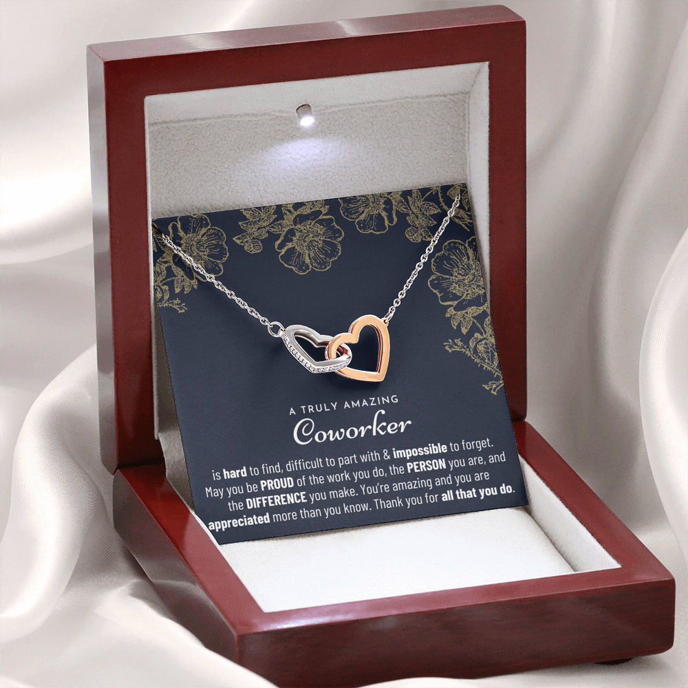 Thank You Gift, Appreciation Gift, Thank You Necklace, Leaving Job Gift for Coworker