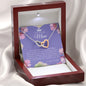 To My Beautiful Mom Necklace | Beautiful Mom Gift | Mother’s Day Gift | Birthday Gift | Gift from Daughter on Wedding Day