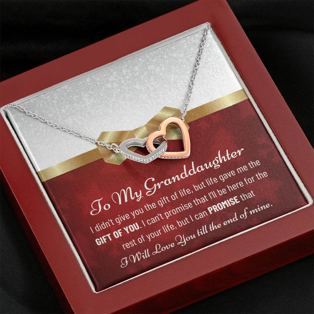 To My Granddaughter, Christmas Gift for Granddaughter, Christmas Present for Granddaughter, Necklace Gift for Granddaughter From Grandma