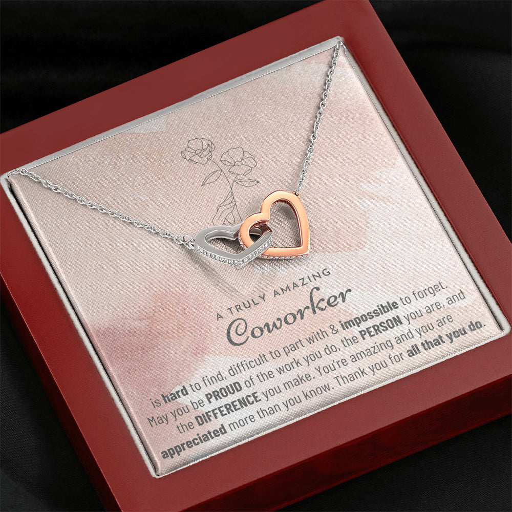 Thank You Gift, Appreciation Gift, Thank You Necklace, Leaving Job Gift for Coworker