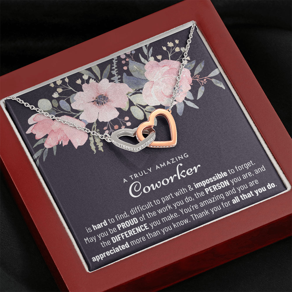 Thank You Gift, Appreciation Gift, Thank You Necklace, Leaving Job Gift for Coworker