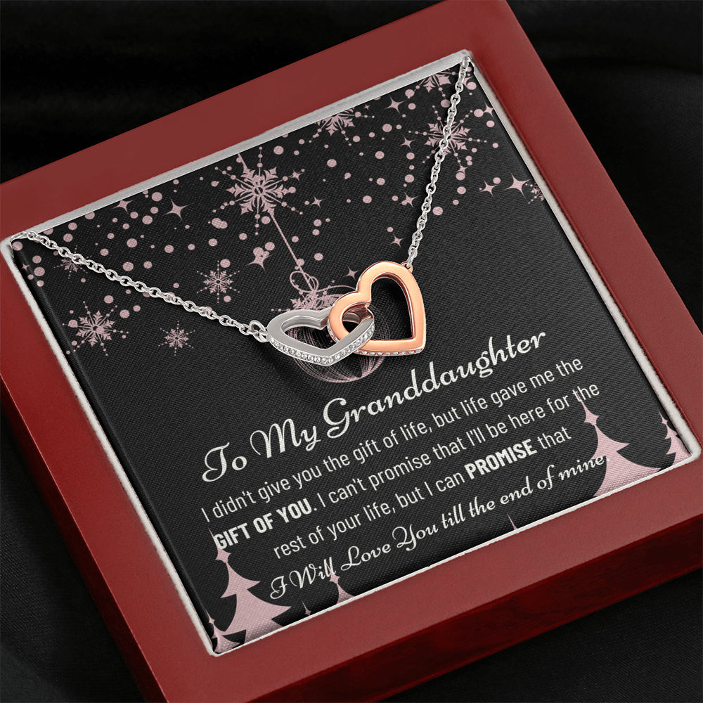 To My Granddaughter, Christmas Gift for Granddaughter, Christmas Present for Granddaughter, Necklace Gift for Granddaughter From Grandma
