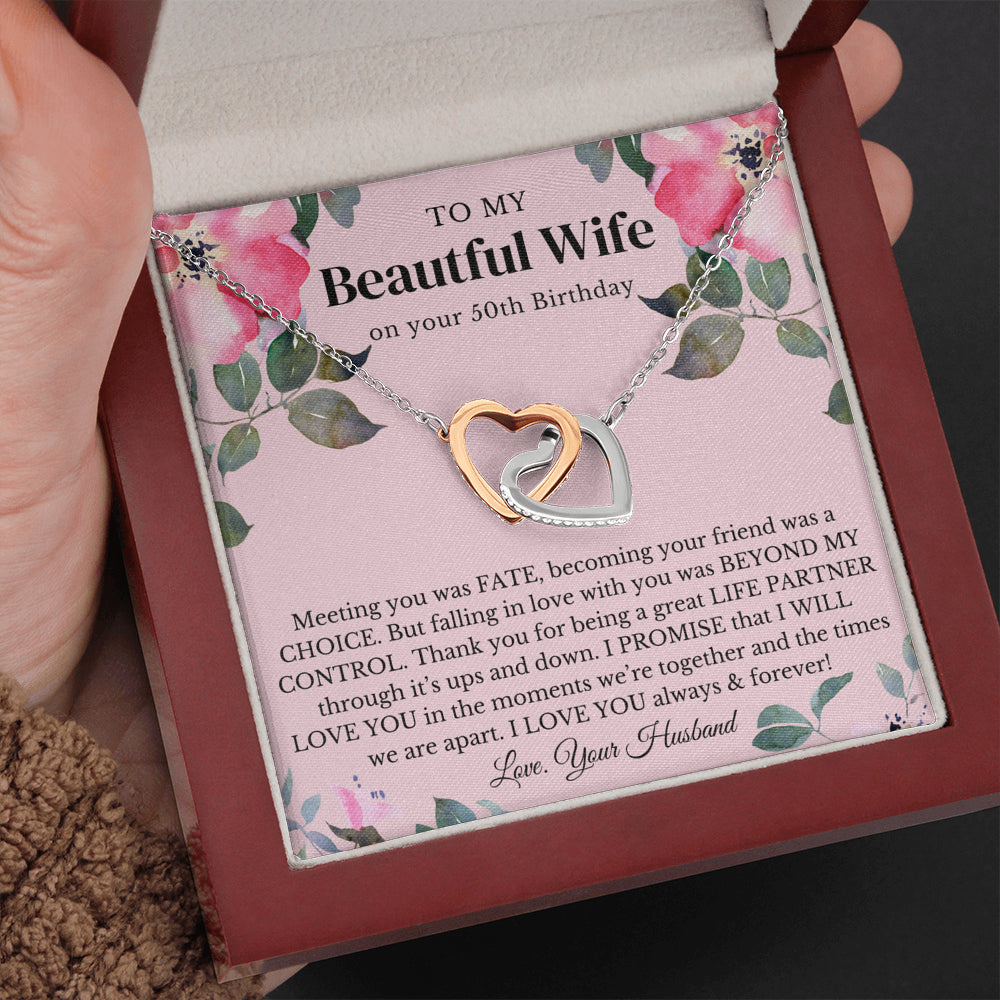 TO MY BEAUTIFUL WIFE 50TH