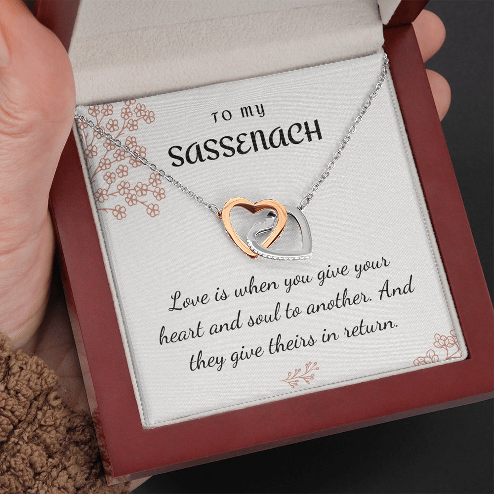To My Sassenach, Outlander Gift, Outlander Gift Box, Outlander Jewelry, Outlander Charm, Outlander Necklace, Outlander Gifts, gift for wife, sassenach gift, sassenach Necklace, sassenach gifts, gift for girlfriend, gift for fiance