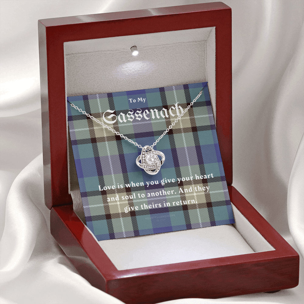 To My Sassenach, Outlander Gift, Outlander Gift Box, Outlander Jewelry, Outlander Gift For Wife, Outlander Charm, Outlander Necklace